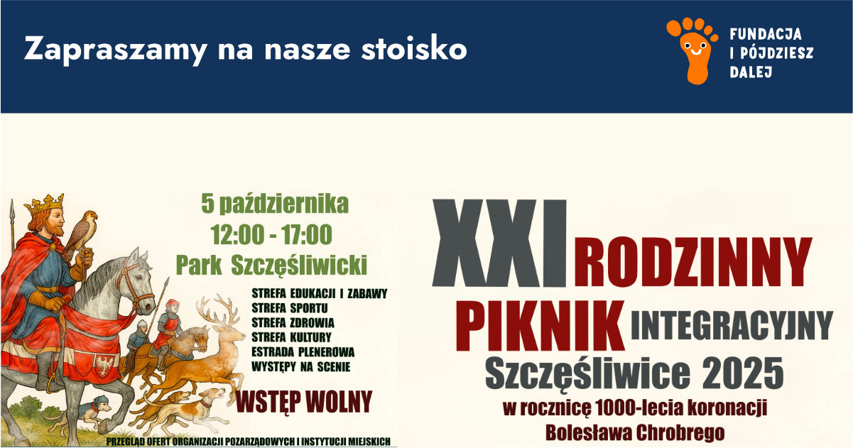 Zaproszenie na Rodzinny Piknik Integracyjny Szczęśliwice 2025